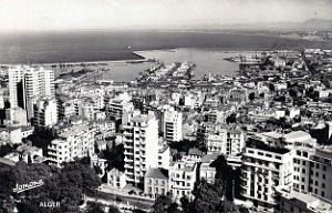 Alger - les Hauts d'Alger et le port